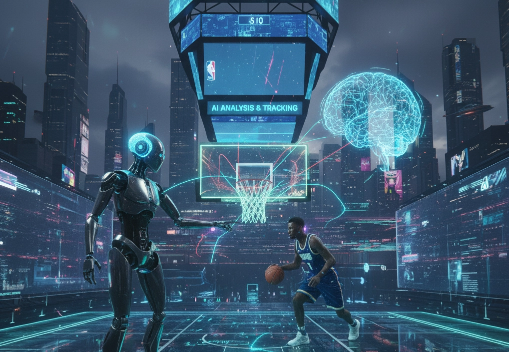 AI basketball robots join practice with players