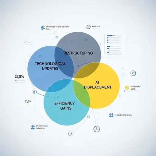 Illustration showing a statistical dashboard with overlapping categories -