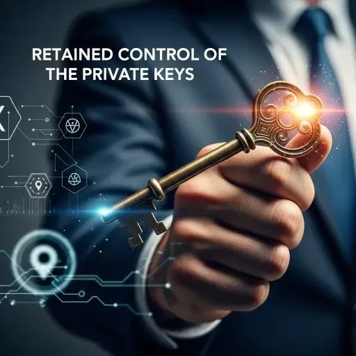 retained control of the private keys